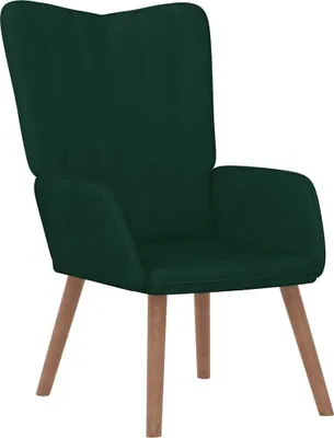 Produktbild von vidaXL Relaxsessel Dunkelgrün Samt