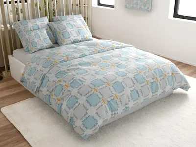Zdjęcie produktu dla Pościel z mikrofibry GALDAR niebieska Wymiary pościeli: 70 x 80 cm | 140 x 200 cm