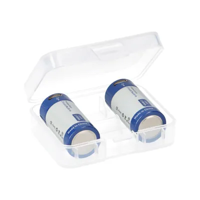 Produktbild von Keeppower 16340 - 800mAh, 3,6V - 3,7V Li-Ionen-Akku mit USB Ladefunktion und Schutzelektronik