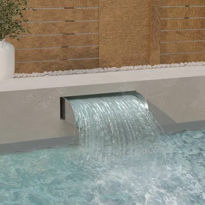 Produktbild von Eleganten-Stil Wasserfall 60x34x14 cm Edelstahl 304 DE55198