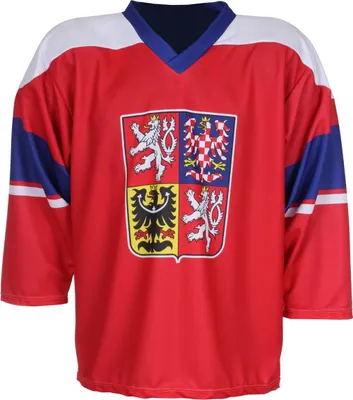 Image de Réplique du maillot de hockey de la République tchèque 2024 rouge