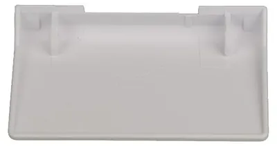 Image de Bauknecht Poignée de porte 481249868226 gris blanc pour porte intérieure du compartiment congélation Réfrigérateur