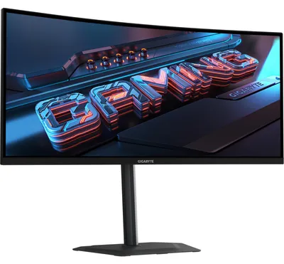 Image de Gigabyte G34WQC2 Gaming Monitor Curved 86,4 cm (34") 3440x1440 WQHD, VA, 1 ms, inclinable, pivotant, réglable en hauteur, HDMI, DP, noir