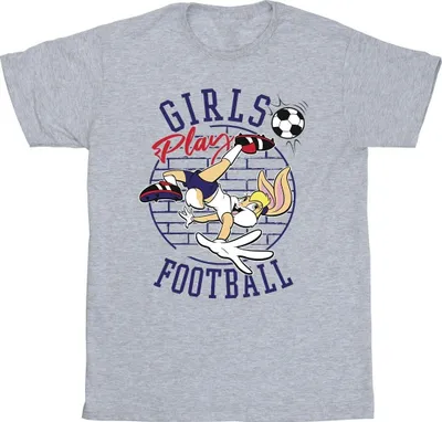 Produktbild von Looney Tunes - "Girls Play Football" T-Shirt für Herren BI52488 (M) (Grau)