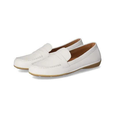 Produktbild von Gabor Damen Slipper Mokassins Weiß GlattlederGröße:6
