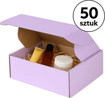 Zdjęcie produktu dla Karton Wykrojnikowy 150x100x50mm(zew) Fioletowy - 50 szt Prezentowe