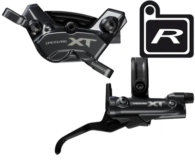 Produktbild von Shimano XT Disc Brake Set rechts HR 4-Kolben Resin ohne Fin schwarz