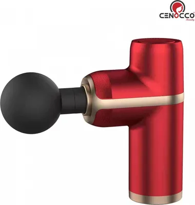 Zdjęcie produktu dla Przenośny mini pistolet do masażu Cenocco czerwony