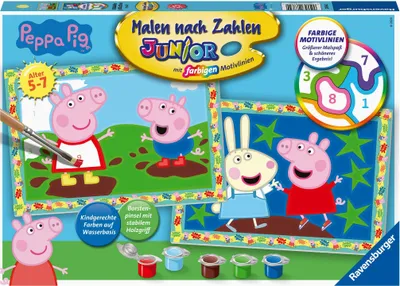 Produktbild von Ravensburger Malen nach Zahlen 28764 - Peppa Pig - Kinder 5-7 Jahren