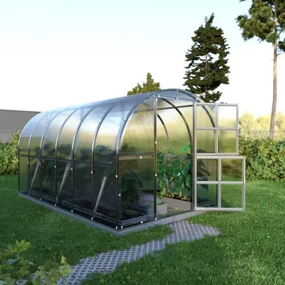 Gewächshaus KLASIKA 12 (3x4m) mit fundamenten und 6mm Polycarbonat;

