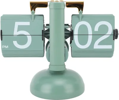 Image de Horloge rétro à bascule Précision stable Horloge mécanique créative à bascule automatique pour la décoration de la maison et du bureau