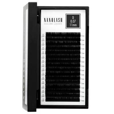 Productafbeelding van Wimpers voor Wimperextensions Nanolash 0.07 D 11mm