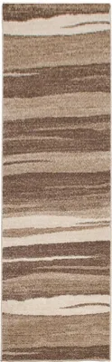 Produktbild von Tapiso Läufer SARI Modern Dunkelbeige Wohnzimmer 80 x 100