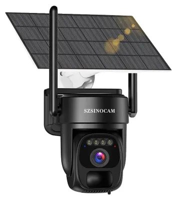 Immagine prodotto di Telecamera di sorveglianza, energia solare, visione notturna a doppio sensore, Wi-Fi