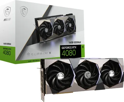 Produktbild von GeForce RTX 4080 16GB SUPRIM X NVIDIA GDDR6X DLSS 3