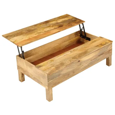 Zdjęcie produktu dla vidaXL Stolik kawowy z litego drewna mango 110x55x35 cm
