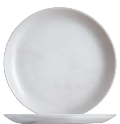 Image de Diwali : Assiettes en marbre et granit, plates, de 19 cm de diamètre - lot de 24