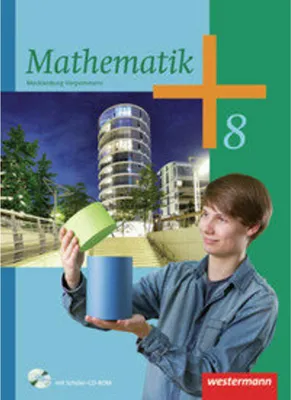 Obrázok produktu pre Mathematik 8. Schulbuch mit CD-ROM. Regionale Schulen. Mecklenburg-Vorpommern