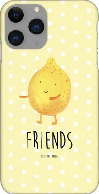 Produktbild von Mr. & Mrs. Panda Iphone 11 Pro Handyhülle Beste Freunde Zitrone - Gelb Pastell - Geschenk, Fehlende Keywords, Lustige Sprüche, Handy Case, Premium Kunststoff