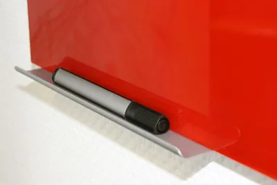 Produktbild von Stiftehalter magnetisch für Glas-Magnettafel, silber,