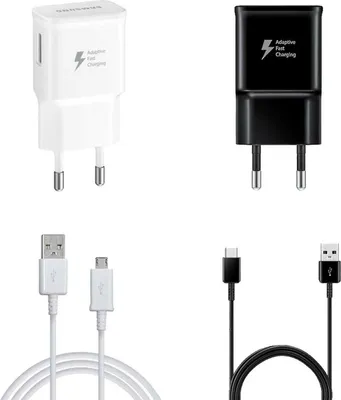 Immagine prodotto di Adattatore Samsung ETA-U90EWE con cavo di ricarica micro USB 2.0 ECB- DU4 EWE bianco