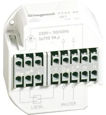 Productafbeelding van Legrand 775749, relais voor jaloezieën, 230V, 50/60Hz
