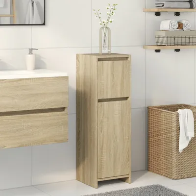 Produktbild von Maison Exclusive - Badezimmerschrank Sonoma-Eiche 30x30x95 cm Holzwerkstoff
