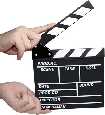 Produktbild von Famanu Klapperboard Regisseur Film Requisiten - 20x21 cm
