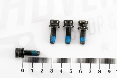 Produktbild von 4 Stück Fahrrad Shimano Bremssattel Schraube M6x18 Adapter Schraubensicherung