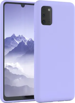 Produktbild von EAZY CASE Silikonhülle für Samsung Galaxy A31 Silikon Backcover Schutz in Violett