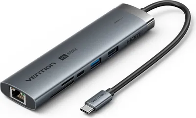 Image de Station d'accueil Vention NB 9 en 1/USB-C 0,15 m TGVHB VENTION