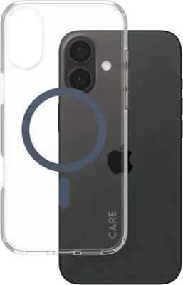 Produktbild von PanzerGlass CARE Flagship Colors iPhone 16 Plus blau