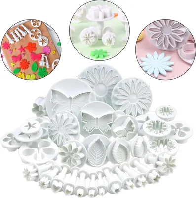 Produktbild von Fondant Ausstechset - Kreative Backzubehör - Set von 33