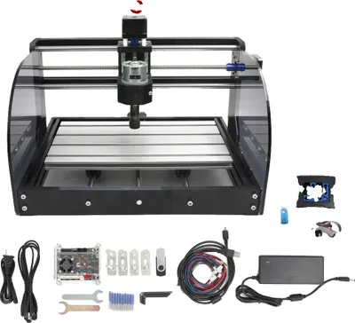 Obrázek produktu pro CNC fréza, napětí 220VAC, pohon krokovým motorem, dotykové ovládání, bez laseru
