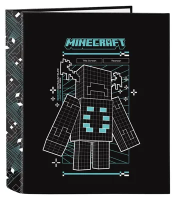 Obrázok produktu pre Minecraft, obal A4 z kartónu, putákový zošítač s 4 krúžkami