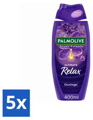 Produktbild von 5 x Palmolive Aroma Essences Ultimate Relax Douchegel - 400 ml - Vorteilspackung - 5 Stücke
