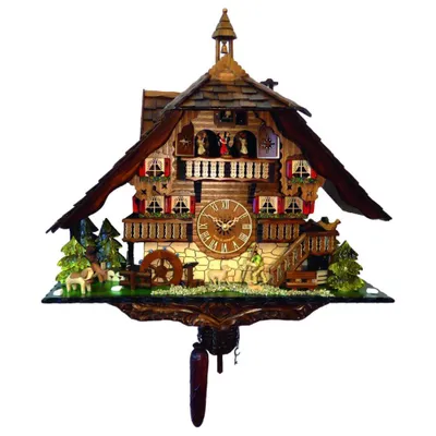 Produktbild von Engstler - 48912 QMT - Kuckucksuhr - Quarz - Nussbaum