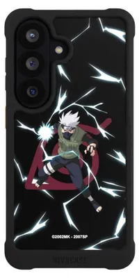 Produktbild von NIVOCASE Hülle für Samsung Galaxy S26  Stoßfeste Handyhülle NIVOmax Case Schwarz Naruto Shippuden Offizielles Lizenzprodukt Kakashi