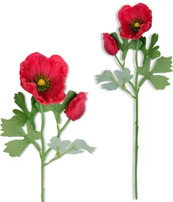 Obrázek produktu pro Větvička - Červený mák 44 cm