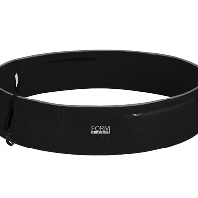 Produktbild von Formbelt Multifunktionaler Laufgürtel mit Reißverschluss, Universelle Handy Lauftasche für Laufen, Jogging, Fitness & Sport-Schwarz-L