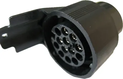 Produktbild von 1 Stück - Anhänger-Adapter, 7-polig Stecker auf 13-polig Buchse