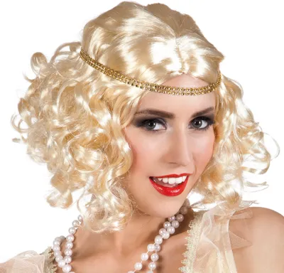 Produktbild von Perücke Flapper Charleston blond
