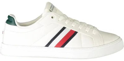 Produktbild von Weißer Herrensportschuh mit grünen Akzenten und Logodetails