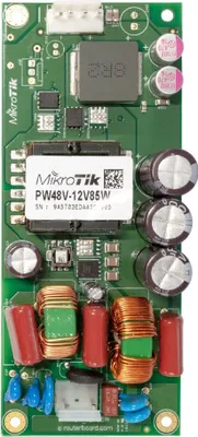 Produktbild von Mikrotik PW48V-12V85W, Router, -48 V, 12 V, 3 A, 8 A, Grün