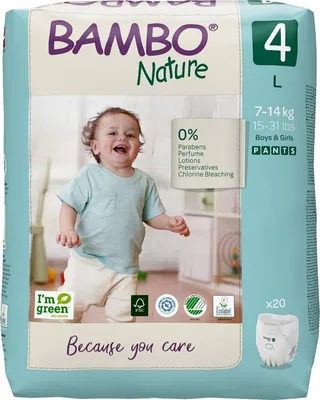 Produktbild von Bambo Nature Pants, Gr. 4, 7-14 kg   | Packung (20 Stück)