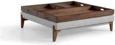 Obrázok produktu pre Dizajnový konferenčný stolík do obývačky Konferenčný stolík 120x120cm