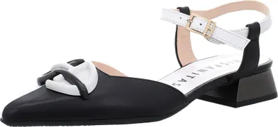 Produktbild von hispanitas Damen Sandaletten 49040-36, 49040-38, 49040-40, 49047-36, 49047-37, 49047-38, 49047-39, 49047-40, 49047-41 HIP-HV253921 black/white 38