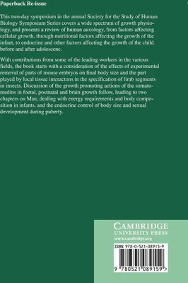 Produktbild von The Physiology of Human Growth