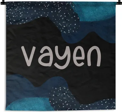Produktbild von MuchoWow® Wandteppich Wandbehang Vayen - Pastell - Mädchen 150x150 cm Tapisserie Dekoration Wandtuch - Wohnaccessoires - Modernes