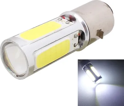 Produktbild von BA20D 1250LM 20W + 5W 5 x COB LED Weiß Licht Motorrad Bremslichtlampe Glühbirne, DC 12V
